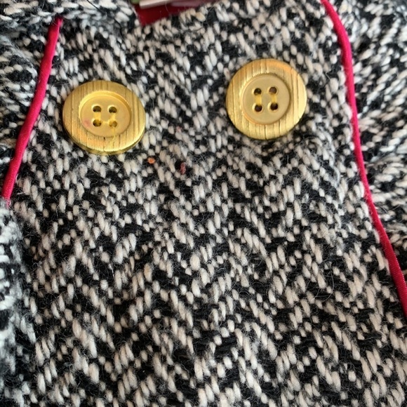 Penelope Mack Girls Double Breasted Wool Blend Coat Size 2T - Picture 5 of 16